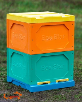 Вулик ППУ BeeStar 12-ти рамковий 300 мм 2 корпуса