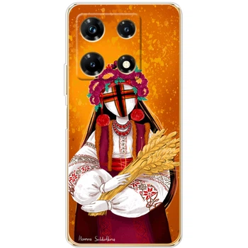 Силиконовый чехол BoxFace Infinix Note 30 Pro 4G Motanka by H Soldatkina (49029-up2643)