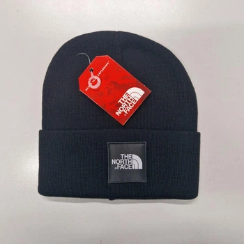 Мужская зимняя шапка The North Face черная (TN1)