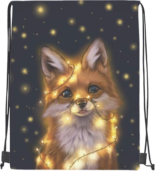 Мішок Спортивний Fox And Christmas Lights