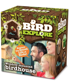 Zestaw zabawkowy Techwood Bird Explore domek dla ptaków montowany na oknie LIN-60093 (5713396600932)
