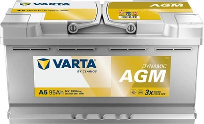 Акумулятор Varta Dynamic AGM 12В 95Аг 850А (EN) 595901085 R+