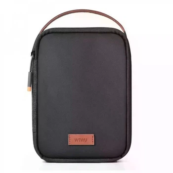 Сумка-органайзер WiWU Minimalist Travel Pouch для гаджетов и аксессуаров Черная
