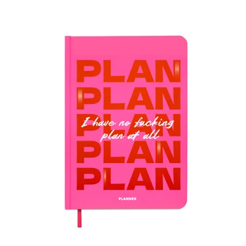 Мини-планер «I HAVE NO PLAN AT ALL mini» розовый