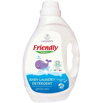 Органический жидкий стиральный порошок Friendly Organic лаванда 2000 мл (40 стирок)
