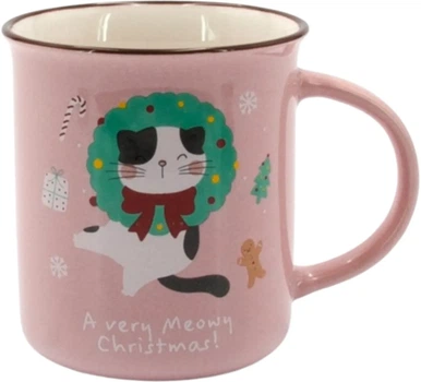 Кухоль порцеляновий Milika Pretty Pets Cat 450 мл (M0520-KLTC8-R617P)