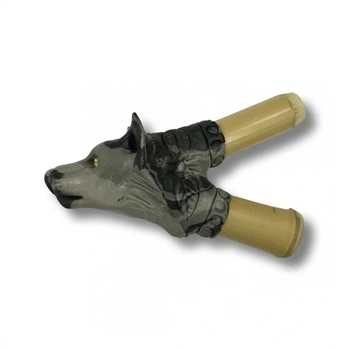 Трубка для Rapé Kuripe "Lobo Xama" Волк (KUTP2500/1)