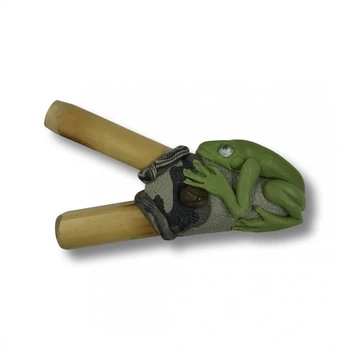 Трубка для Rapé Kuripe "Kambo" Жабка (KUTP1700/1)