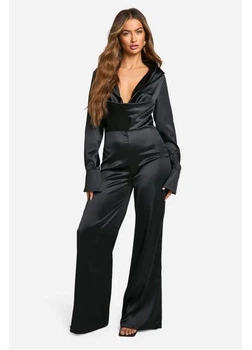 Комбинезон boohoo 42 Черный HZZ09121_03