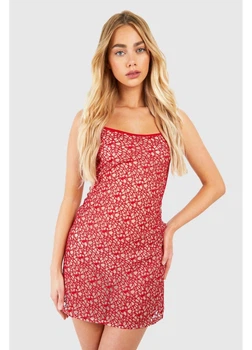 Платье boohoo 40 Красный gzz92819