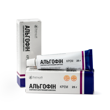 Альгофин крем Лесохимик для инфицированных открытых ран 25 г