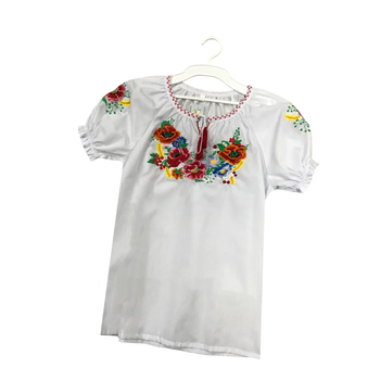 Вишиванка з квітами для дівчинки р.140 (SAV6950/140)