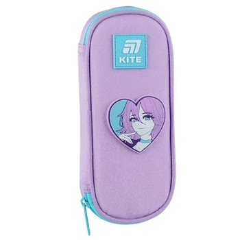 Пенал шкільний Kite 599 Kawaii Love Бузковий (K25-599-20)
