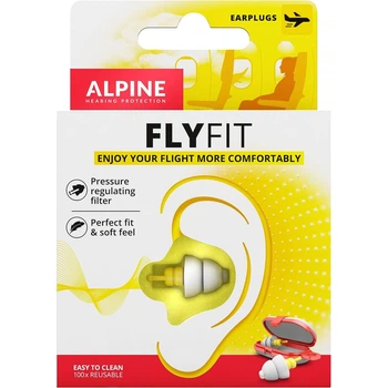 Универсальные беруши для полетов и путешествий с термопласта Alpine Flyfit SNR 18 дБ