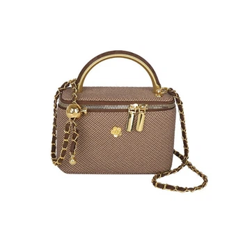 Женская сумка-кейс в стиле Chanel, brown