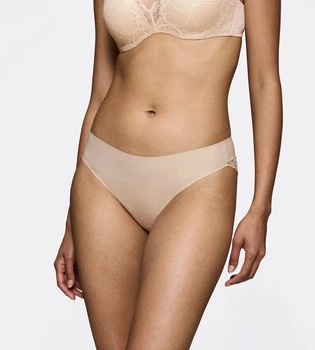 Трусики Слипы Triumph Body Make-up Illusion Lace Highleg Tai 00NZ 38 бежевый