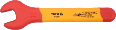 Klucz płaski YATO izolowany 10 mm VDE (YT-20954)