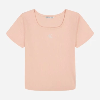 Подростковая футболка для девочки Calvin Klein 871389508 152 см Розовая (1159842086)
