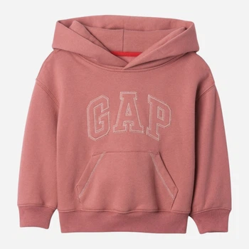 Дитяче тепле худі на флісі для дівчинки GAP 121732910 80 см Рожеве (1159842439)