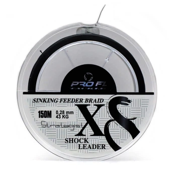 Шнур Shock Leader PRO FL 8X 0,28 43кг 150м