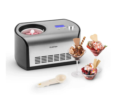Мороженица Klarstein Snowberry & Choc компрессорная мороженица 135 Вт, 1,2 л, быстрое приготовление мороженого