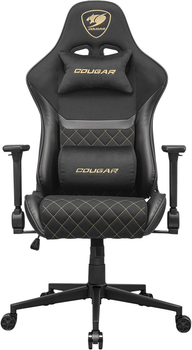 Fotel gamingowy Cougar Armor One V2 Gold F Black-Orange (CGR-A2F-GLB)
