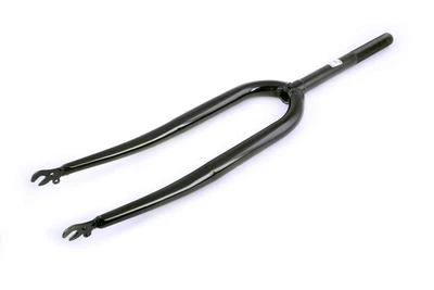 Вилка велосипедная жесткая (c креплением V-brake, 28) (черная) YKX MPARTS