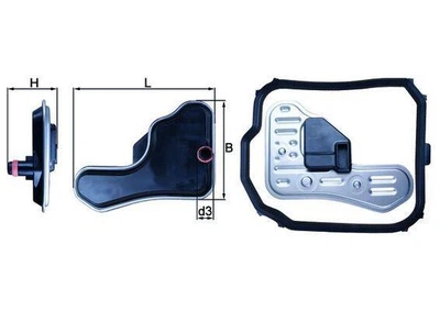 Фільтр масляний (гідравлічний) АКПП Mahle HX148D