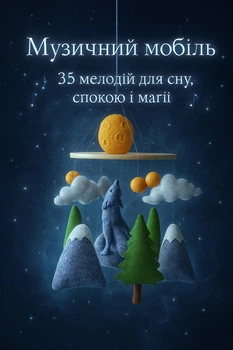 Детский музыкальный мобиль на кроватку "Волк в лесу" на 35 мелодий