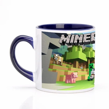 Чашка детская с печатью "MINECRAFT" №2 (цвет кобальт) (30196)