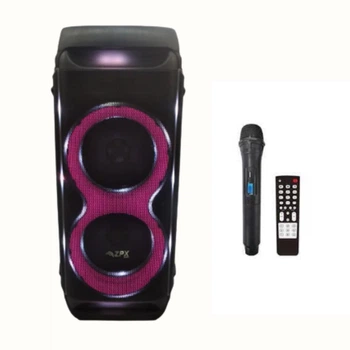Колонка аккумуляторная портативная ZPX-7792 partybox, 1000W c радиомикрофоном (USB/BT/FM/TWS)