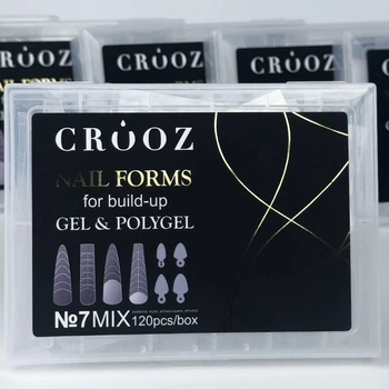 Верхние формы для наращивания ногтей Crooz MIX № 07
