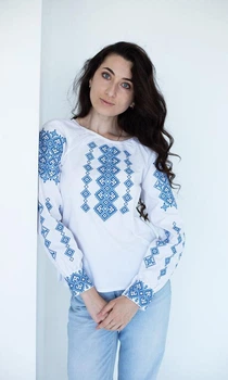 Вишиванка жіноча vishivano4ka 2016-3 52 біла
