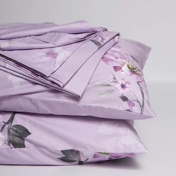 Постільний набір Moon&Star (простирадло 200х220 + 2 наволочки 40х60) Satin Elite Floral Mist (MS-880000618)