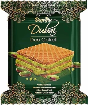 Дубайські вафлі Beyoglu Duo 36г х 2 шт