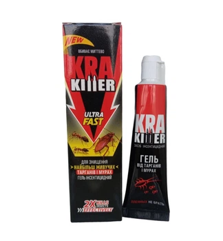 Гель KRA killer от тараканов и муравьев 30 мл