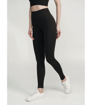 Спортивные бесшовные леггинсы RIB 02 - Giulia - LEGGINGS RIB 02 - S/M - Black