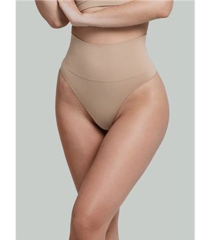 Бесшовные женские трусики стринги String Shapewear - Giulia - STRING SHAPEWEAR - XXL - Nude