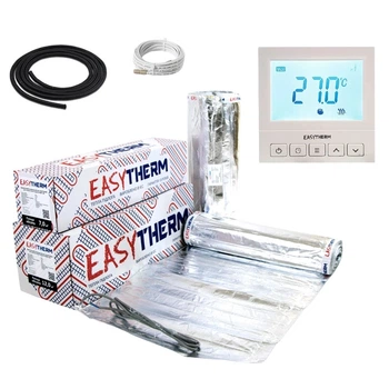 Алюмінієвий мат Easytherm 4 м² + терморегулятор Easytherm Easy Pro