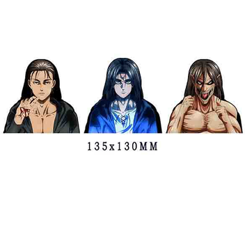 Голографическая наклейка Атака Титанов Эрен Йегер Attack on Titan Eren Yeager