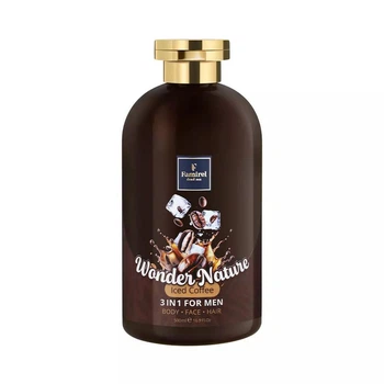 Гель-шампунь для мужчин Famirel Wonder Nature Iced Coffee 3 в 1 для тела, лица и волос Холодный кофе, 0.5 л (7290114086875)