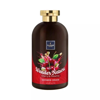 Крем - гель для душу Famirel Wonder Nature Cherry & Pistachio Вишня і Фісташка 0.5 л (7290114086783)