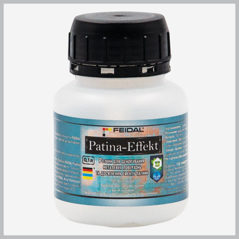 Patina-Effekt голубой Feidal раствор для декорирования металлических поверхностей 0.1л