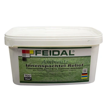 Декоративная рельефная штукатурка Feidal Innenspachtel Relief 16кг