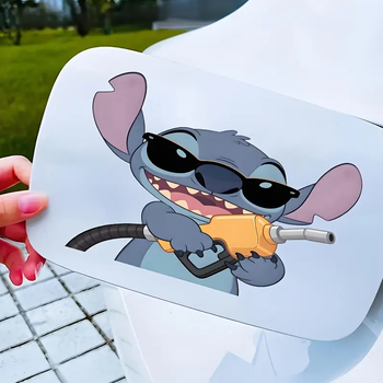 Автомобільна наклейка 3D Ліло та Стіч Lilo and Stitch 10X10см avt_nak_11