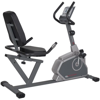Горизонтальный велотренажер Toorx Recumbent Bike сенсорные датчики до 110 кг.
