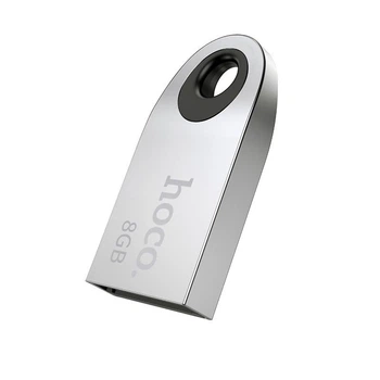 Флешка 8GB HOCO UD9 Insightful Smart Mini Car Music USB Drive. Silver
