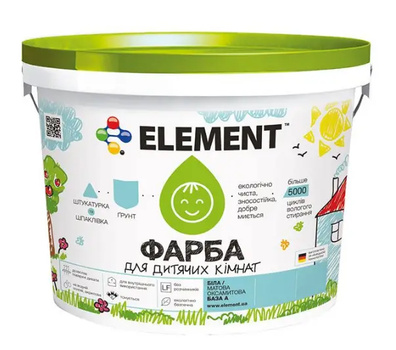 Краска для детских комнат ELEMENT 10л