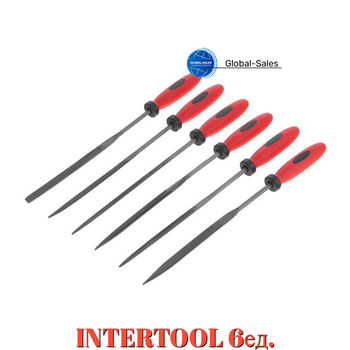 Набір надфілів Intertool 6 шт. (HT-3706)