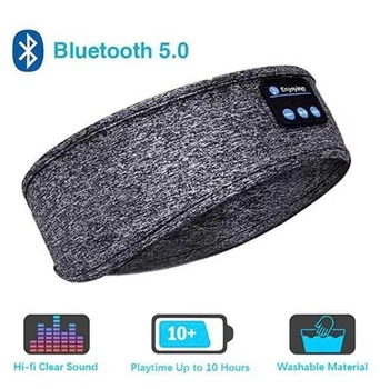Маска для сна с Bluetooth-наушниками и эффектом 3D, повязка на глаза для сна, отдыха и спорта